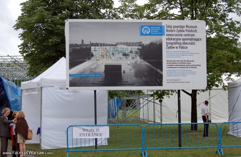 Faces of Warsaw - Museum of the History of Polish Jews: Ground Breaking Ceremony