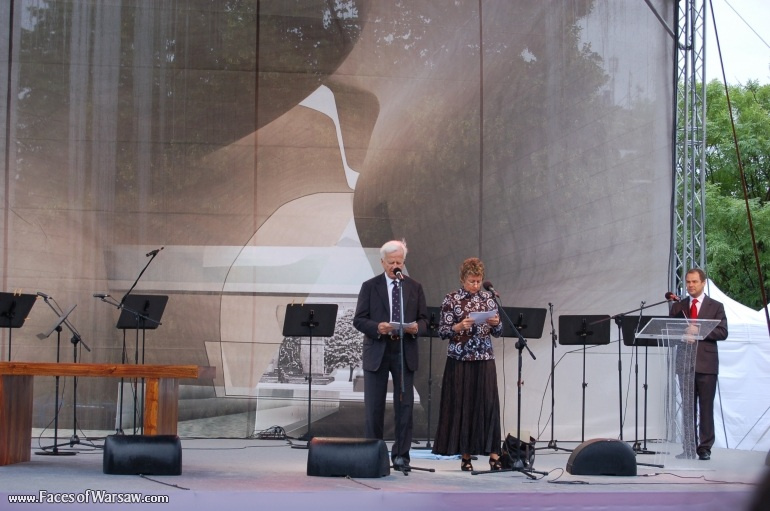 Faces of Warsaw - Museum of the History of Polish Jews: Ground Breaking Ceremony