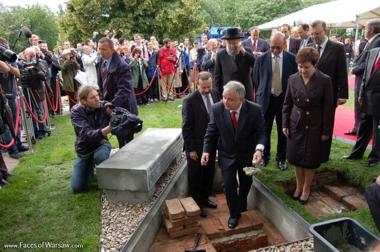 Faces of Warsaw - Museum of the History of Polish Jews: Ground Breaking Ceremony