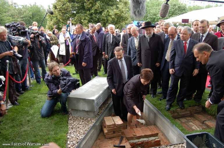 Faces of Warsaw - Museum of the History of Polish Jews: Ground Breaking Ceremony