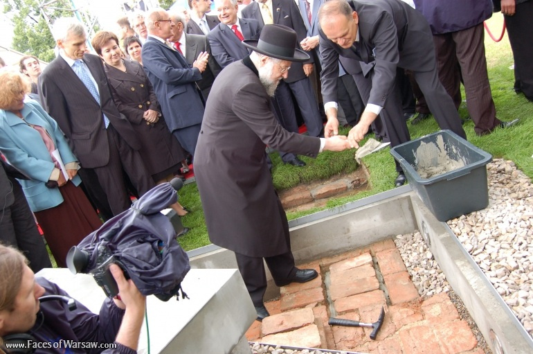 Faces of Warsaw - Museum of the History of Polish Jews: Ground Breaking Ceremony