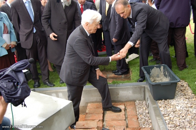 Faces of Warsaw - Museum of the History of Polish Jews: Ground Breaking Ceremony