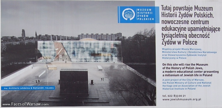 Faces of Warsaw - Museum of the History of Polish Jews: Ground Breaking Ceremony
