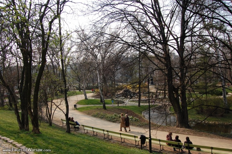 Faces of Warsaw - Spring in Ujazdów Park