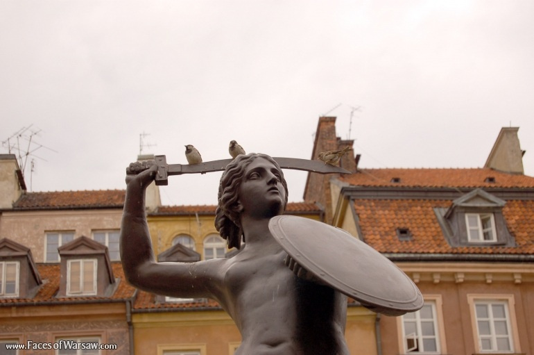 Faces of Warsaw - The Marmaid Monument