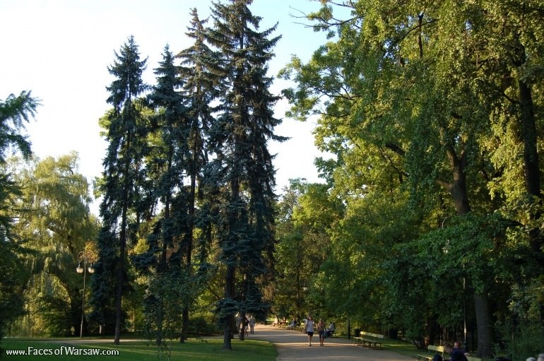 Faces of Warsaw - Ujazdów Park in Summer