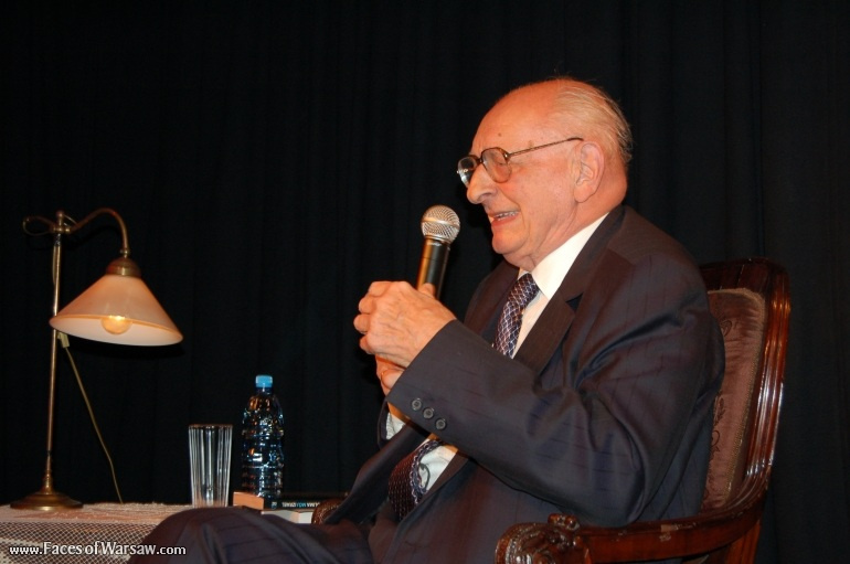 Faces of Warsaw - "Singer's Warsaw" Festival: Tell Me Your Story - Prof. W. Bartoszewski