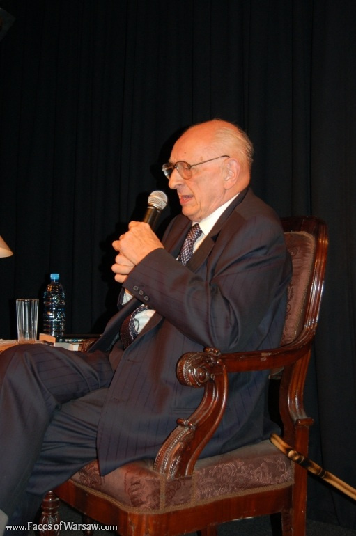 Faces of Warsaw - "Singer's Warsaw" Festival: Tell Me Your Story - Prof. W. Bartoszewski