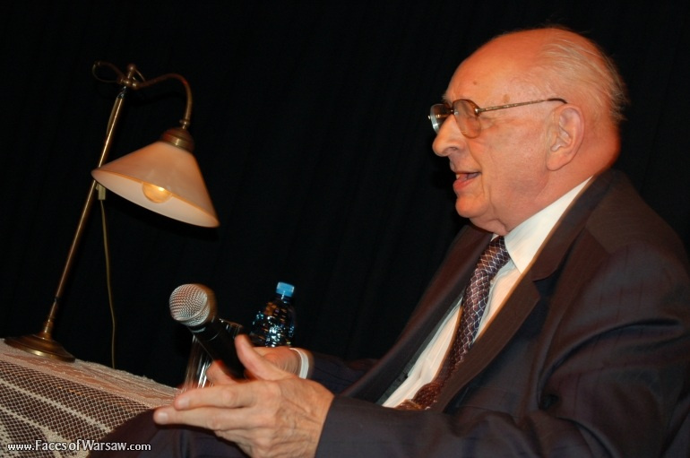 Faces of Warsaw - "Singer's Warsaw" Festival: Tell Me Your Story - Prof. W. Bartoszewski