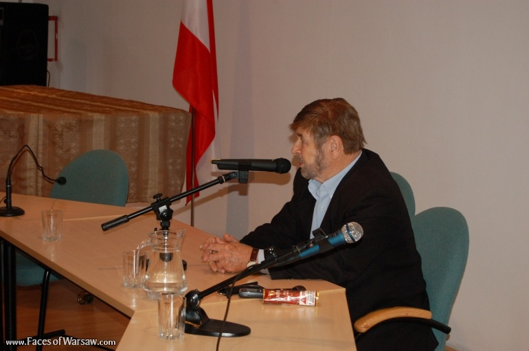 Faces of Warsaw - "Singer's Warsaw" Festival: "Jewish Literary Saloon" - Prof. Szewach Weiss