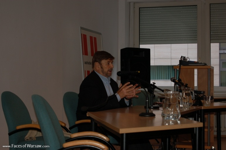Faces of Warsaw - "Singer's Warsaw" Festival: "Jewish Literary Saloon" - Prof. Szewach Weiss