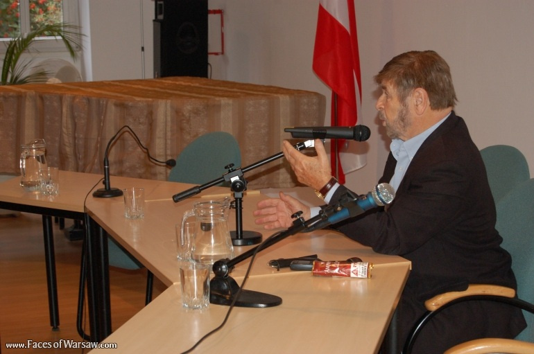 Faces of Warsaw - "Singer's Warsaw" Festival: "Jewish Literary Saloon" - Prof. Szewach Weiss