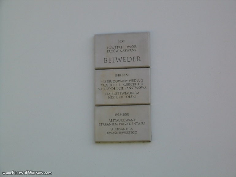 Faces of Warsaw - Belweder