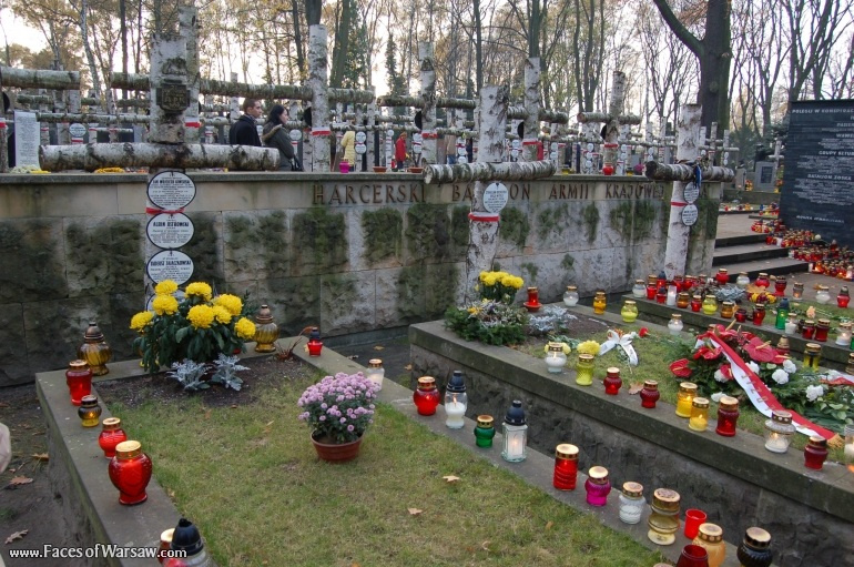 Faces of Warsaw - Powązki - Military Cemetery, All Saints 2008