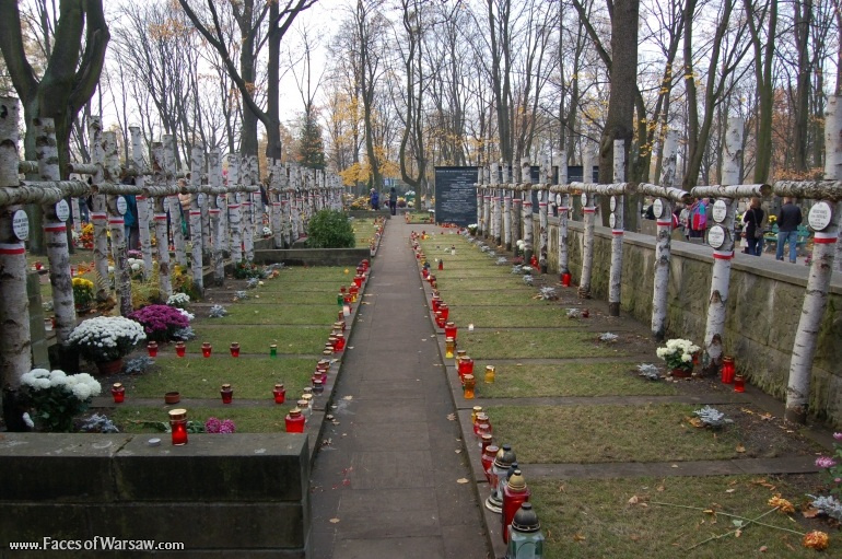 Faces of Warsaw - Powązki - Military Cemetery, All Saints 2008