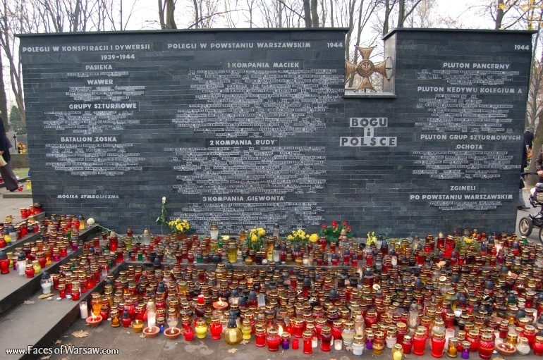 Faces of Warsaw - Powązki - Military Cemetery, All Saints 2008