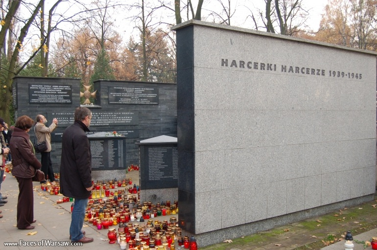 Faces of Warsaw - Powązki - Military Cemetery, All Saints 2008