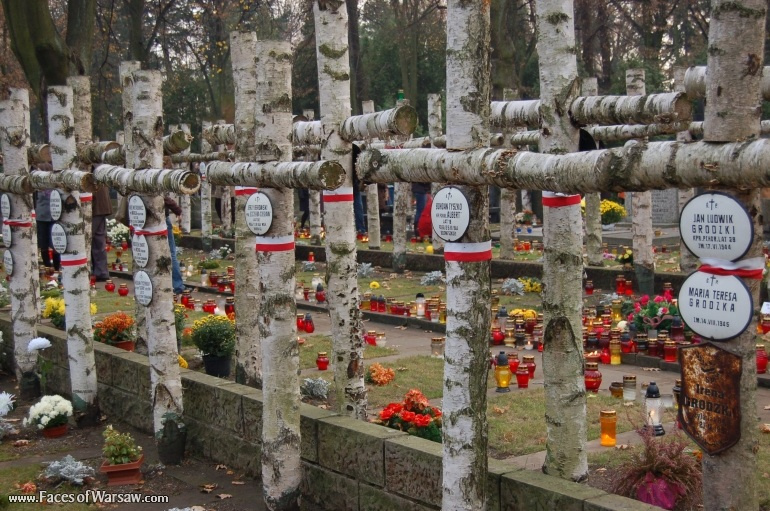 Faces of Warsaw - Powązki - Military Cemetery, All Saints 2008