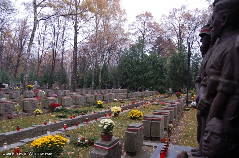 Faces of Warsaw - Powązki - Military Cemetery, All Saints 2008