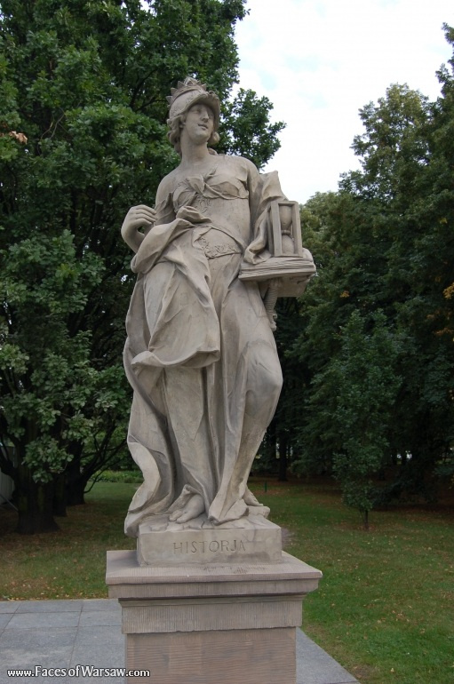 Faces of Warsaw - Saxon Garden (Ogród Saski) - Gallery of Sculptures