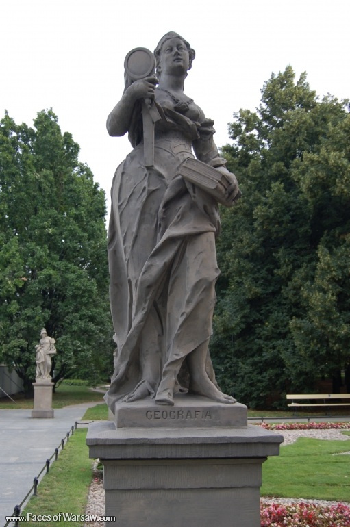Faces of Warsaw - Saxon Garden (Ogród Saski) - Gallery of Sculptures