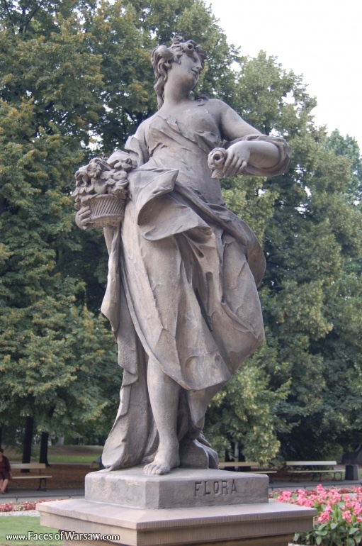 Faces of Warsaw - Saxon Garden (Ogród Saski) - Gallery of Sculptures
