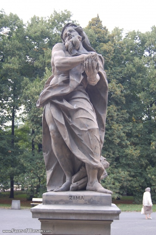 Faces of Warsaw - Saxon Garden (Ogród Saski) - Gallery of Sculptures