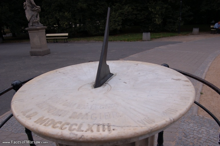 Faces of Warsaw - Saxon Garden (Ogród Saski) - Gallery of Sculptures