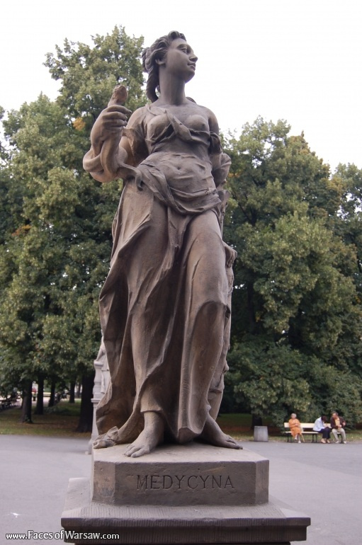 Faces of Warsaw - Saxon Garden (Ogród Saski) - Gallery of Sculptures