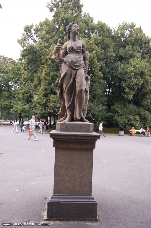 Faces of Warsaw - Saxon Garden (Ogród Saski) - Gallery of Sculptures