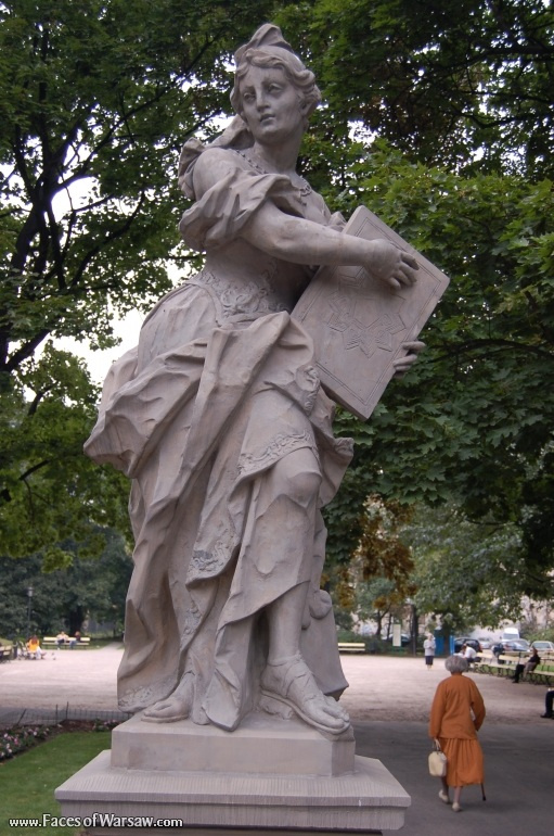 Faces of Warsaw - Saxon Garden (Ogród Saski) - Gallery of Sculptures