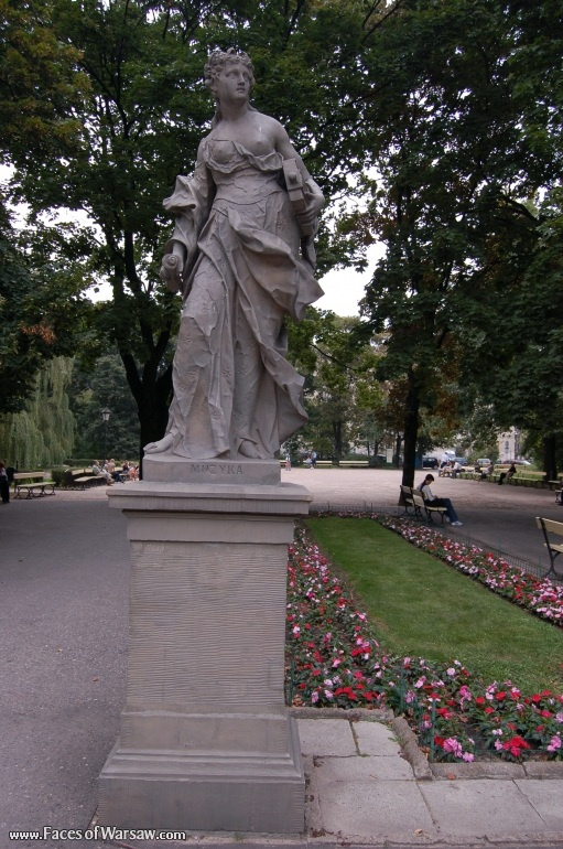 Faces of Warsaw - Saxon Garden (Ogród Saski) - Gallery of Sculptures