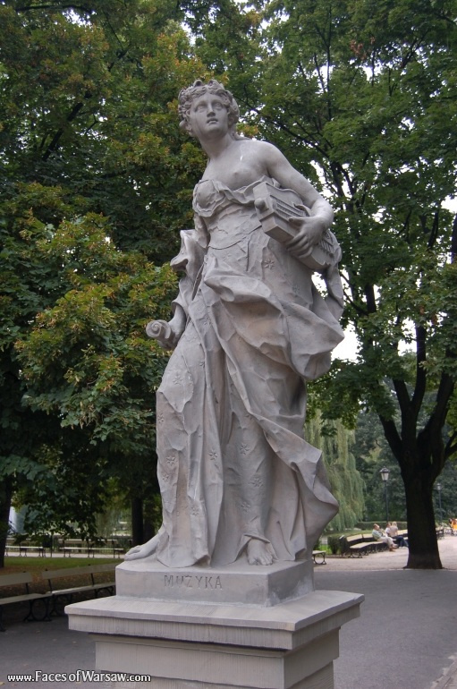 Faces of Warsaw - Saxon Garden (Ogród Saski) - Gallery of Sculptures