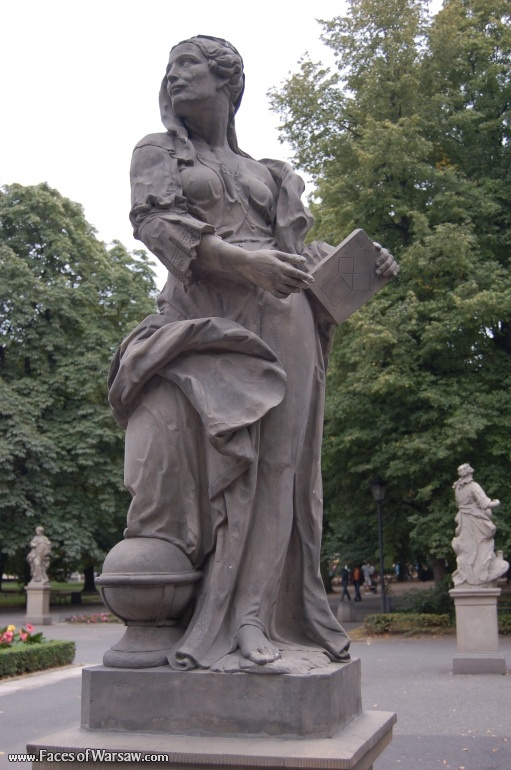 Faces of Warsaw - Saxon Garden (Ogród Saski) - Gallery of Sculptures
