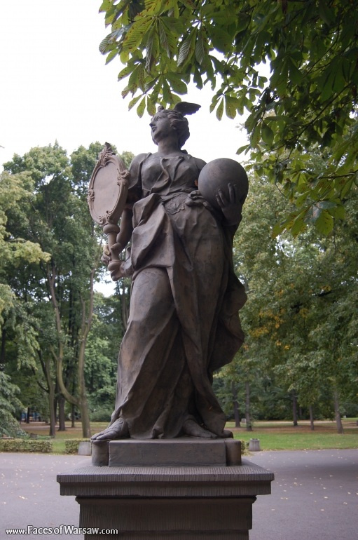 Faces of Warsaw - Saxon Garden (Ogród Saski) - Gallery of Sculptures