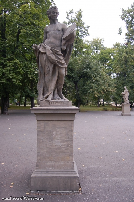 Faces of Warsaw - Saxon Garden (Ogród Saski) - Gallery of Sculptures