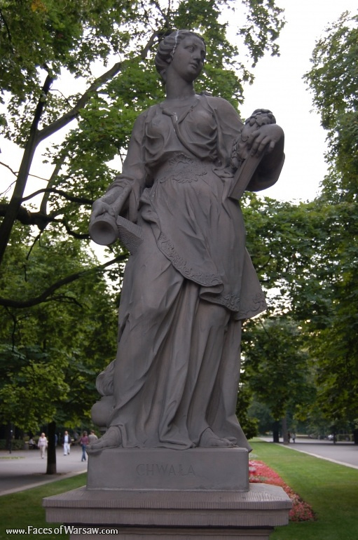 Faces of Warsaw - Saxon Garden (Ogród Saski) - Gallery of Sculptures
