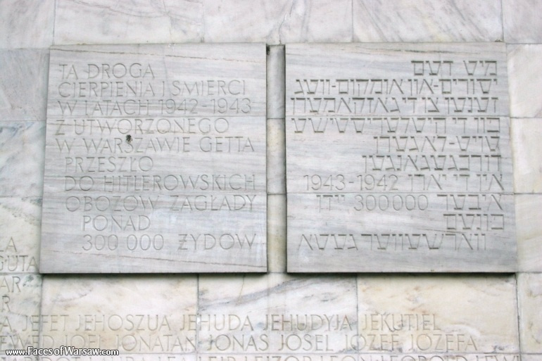 Faces of Warsaw - Umschlagplatz