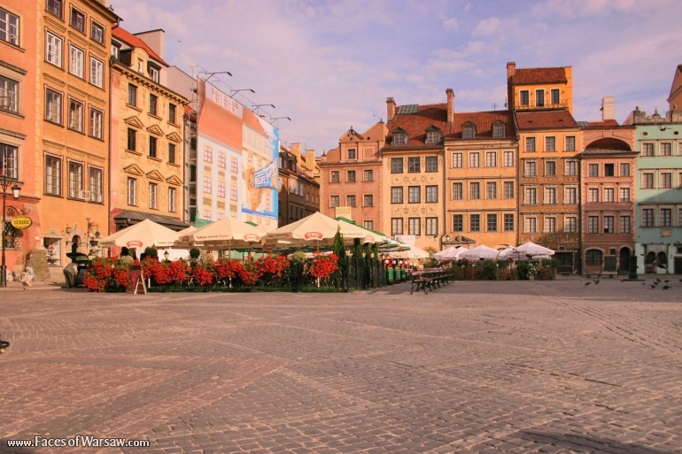 Faces of Warsaw - Market - Place: early morning