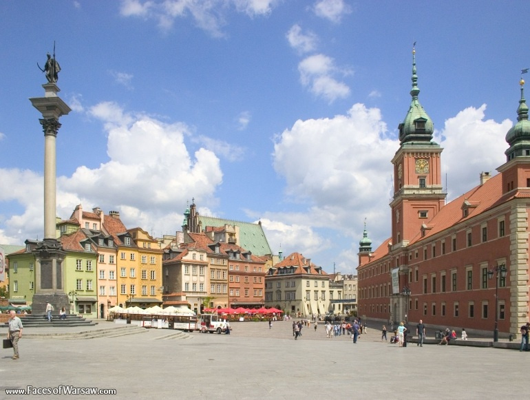 Faces of Warsaw - Castle Square