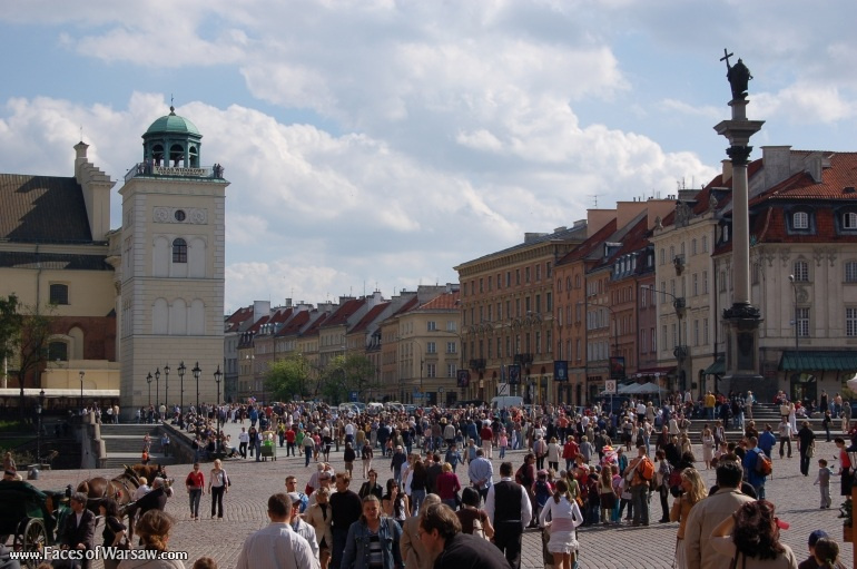 Faces of Warsaw - Castle Square