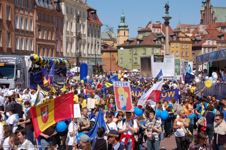 Faces of Warsaw - Schuman Parade, May 9, 2009