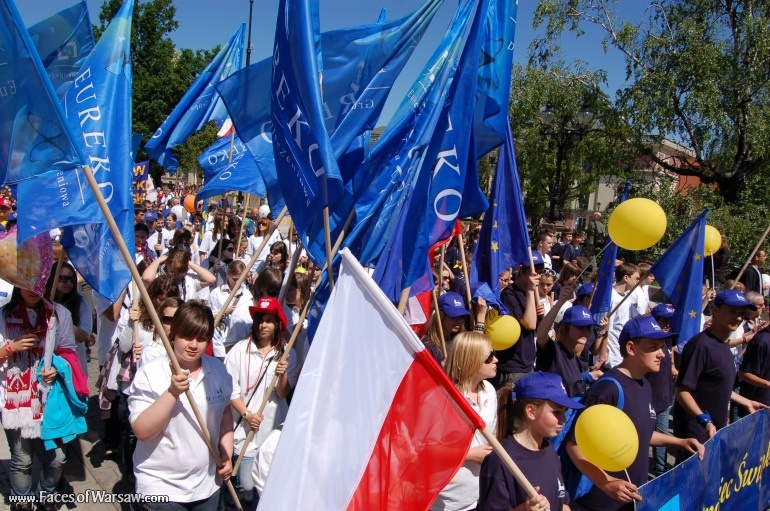 Faces of Warsaw - Schuman Parade, May 9, 2009
