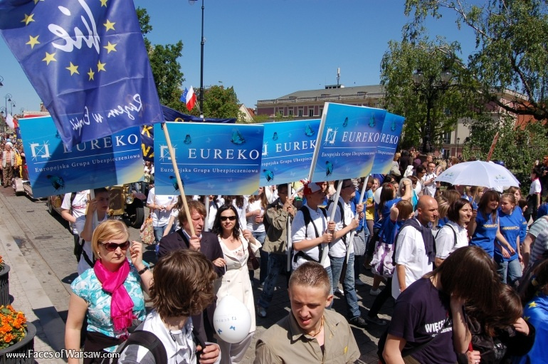 Faces of Warsaw - Schuman Parade, May 9, 2009