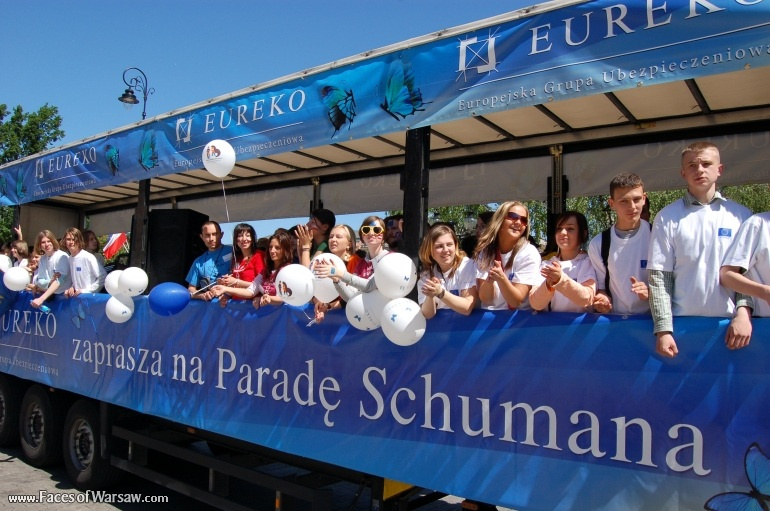 Faces of Warsaw - Schuman Parade, May 9, 2009