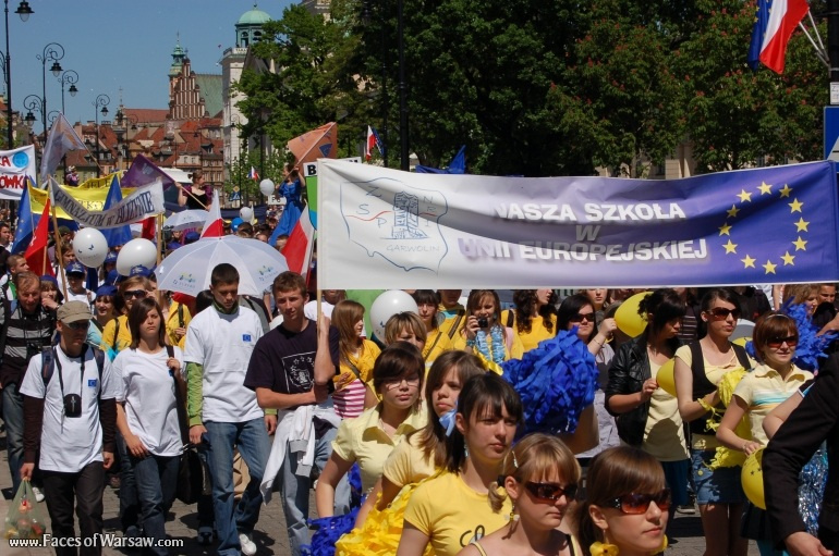 Faces of Warsaw - Schuman Parade, May 9, 2009