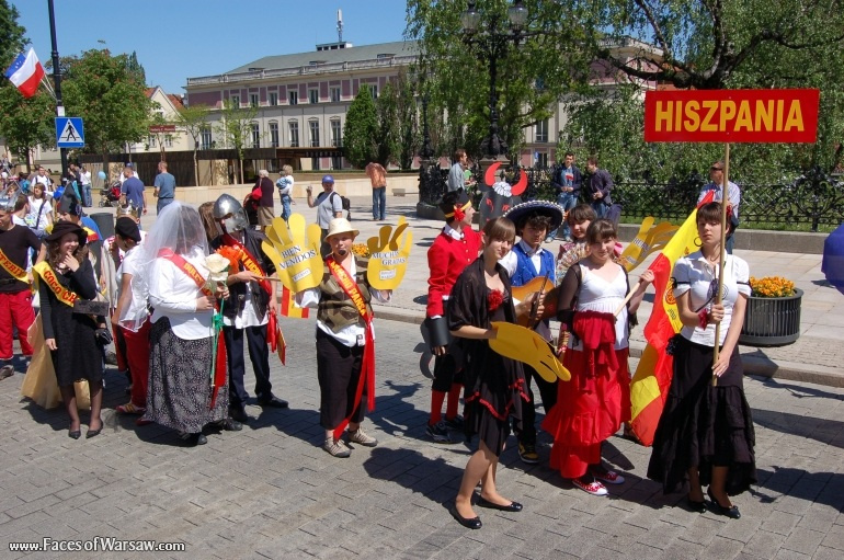 Faces of Warsaw - Schuman Parade, May 9, 2009