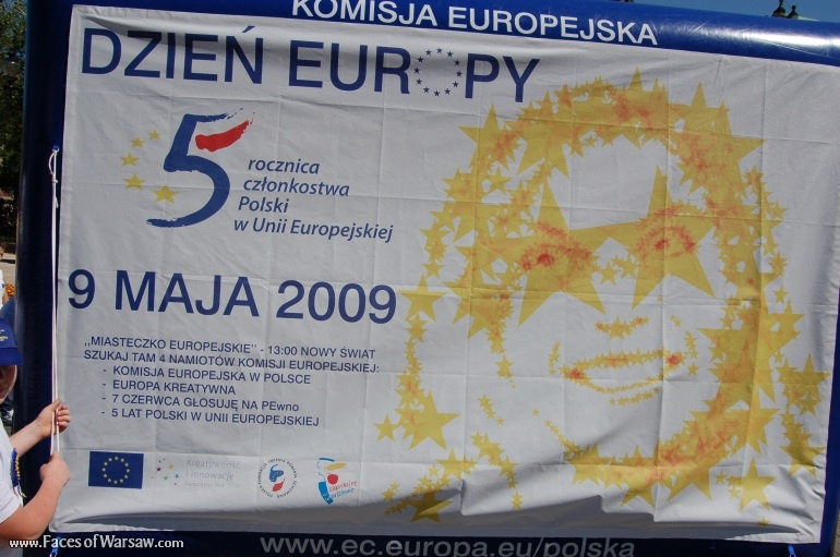 Faces of Warsaw - Schuman Parade, May 9, 2009