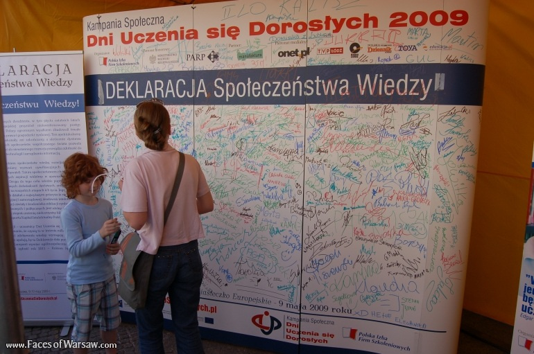Faces of Warsaw - Schuman Parade, May 9, 2009