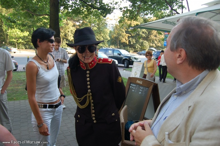Faces of Warsaw - Promotion of Czesław Czapliński's book "Michael Jackson "I love You, Poland!"